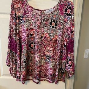 Fringe Benefits Top, Size 3X